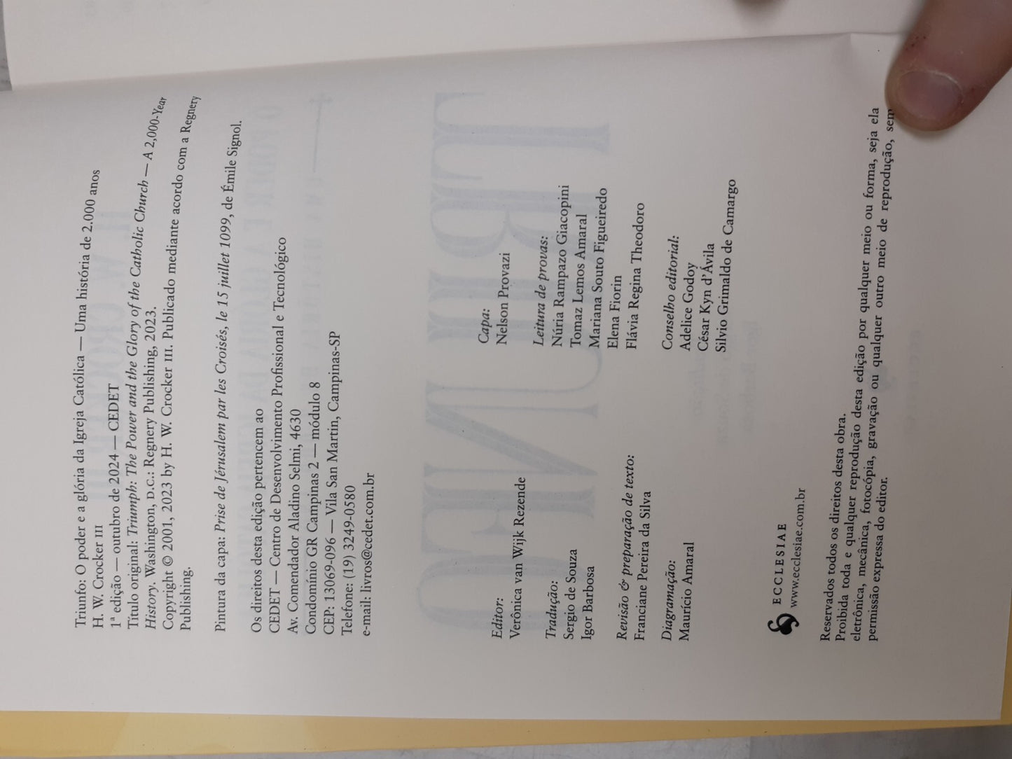 H.W. Crocker III - Triunfo: O Poder e a Glória da Igreja Católica (Portuguese, 2