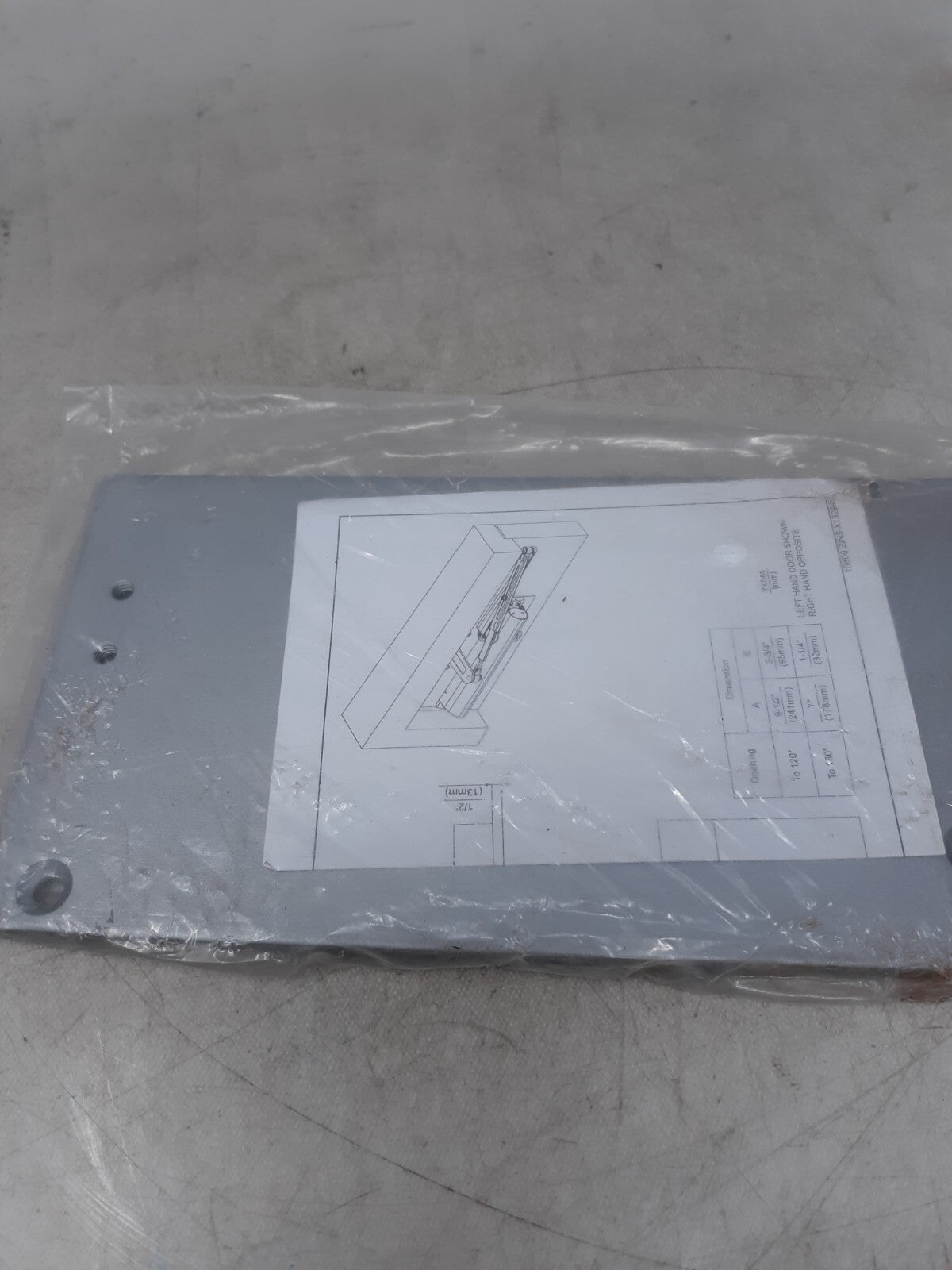 General Lock Pa Drop Plate Aluminum CX7000-DP-PA 689 CS124985