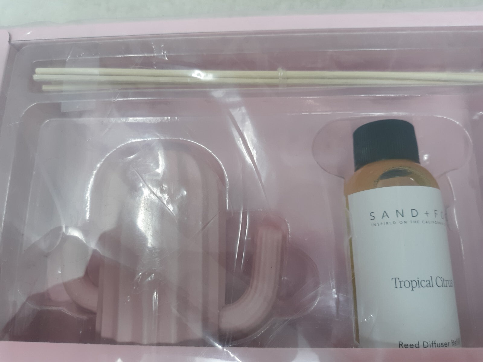 Sand + Fog Tropical Citrus Reed Diffuser Cactus