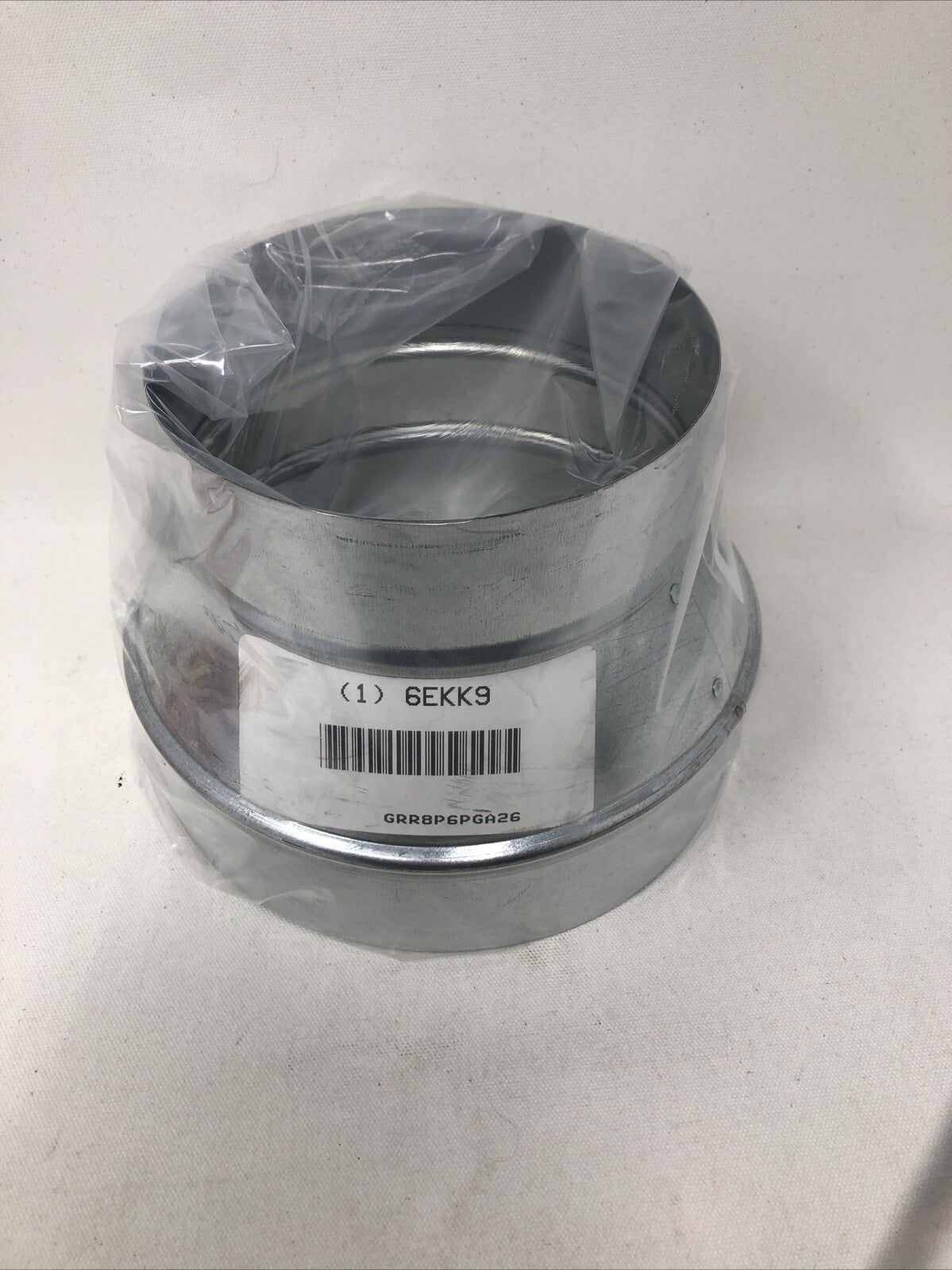 GREENSEAM GRR8P6PGA26 Reducer,8" x 6" Duct Size 6EKK9