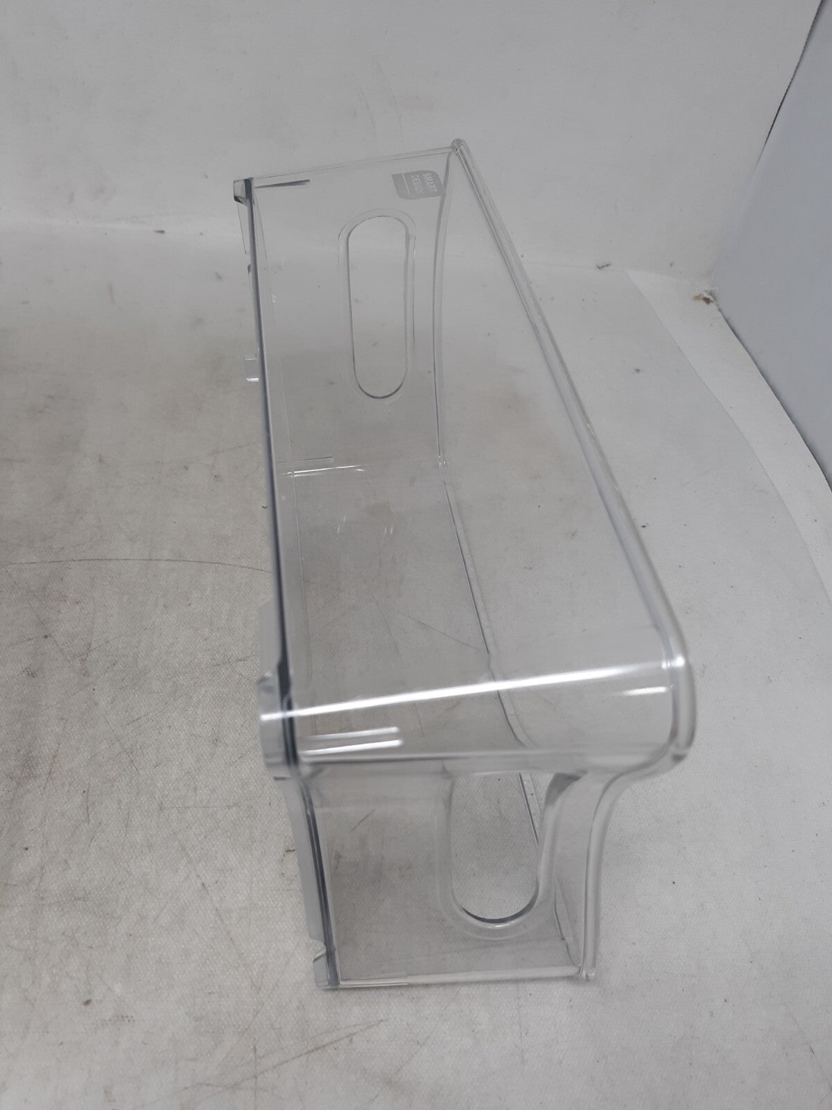 Lot of 2 Smart Design Stackable Clear Refrigerator Storage Bin 6" x 3" x 10"