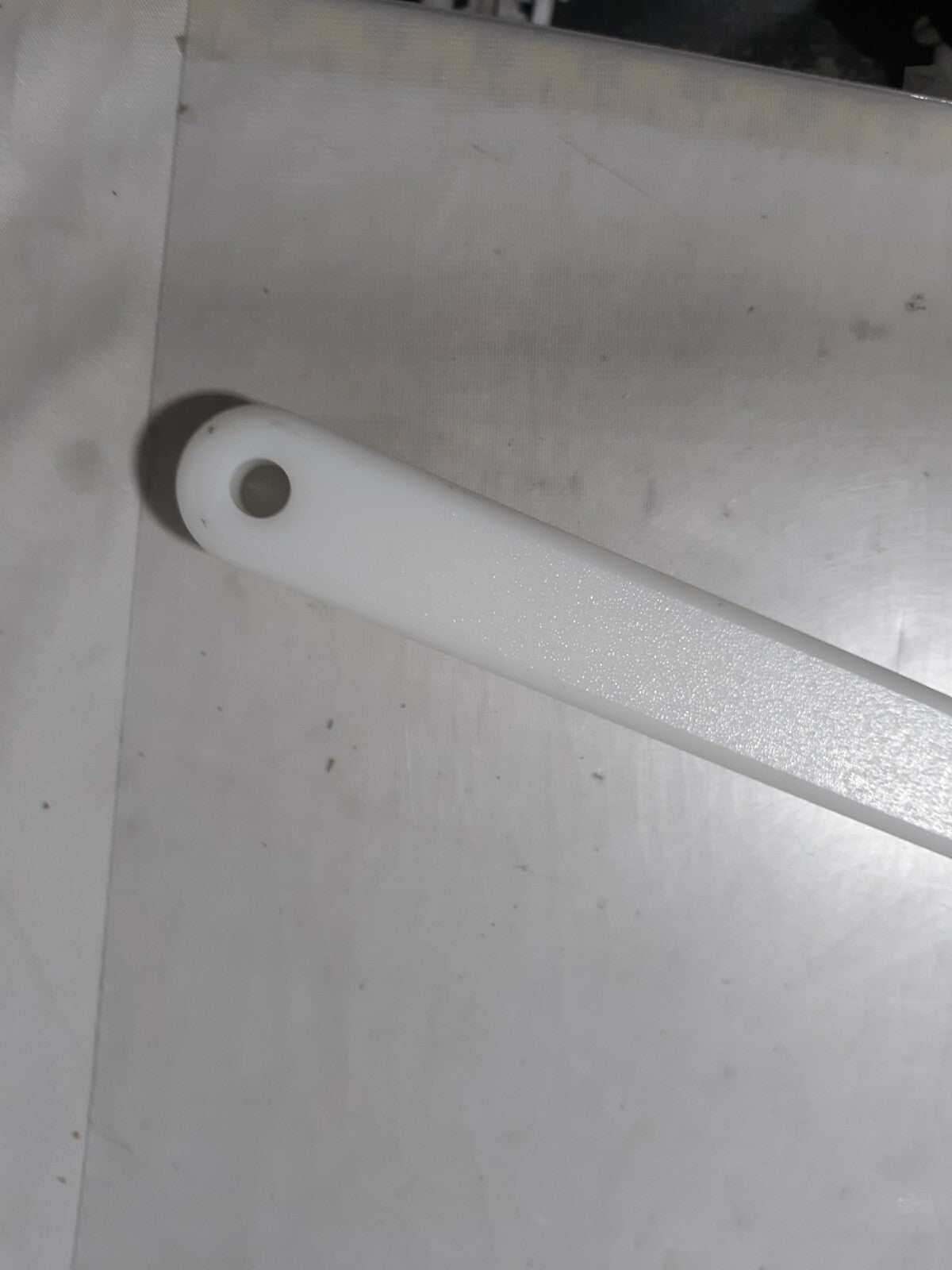 White HDPE Mixing Paddle Food Grade 46" Long Handle Stirrer