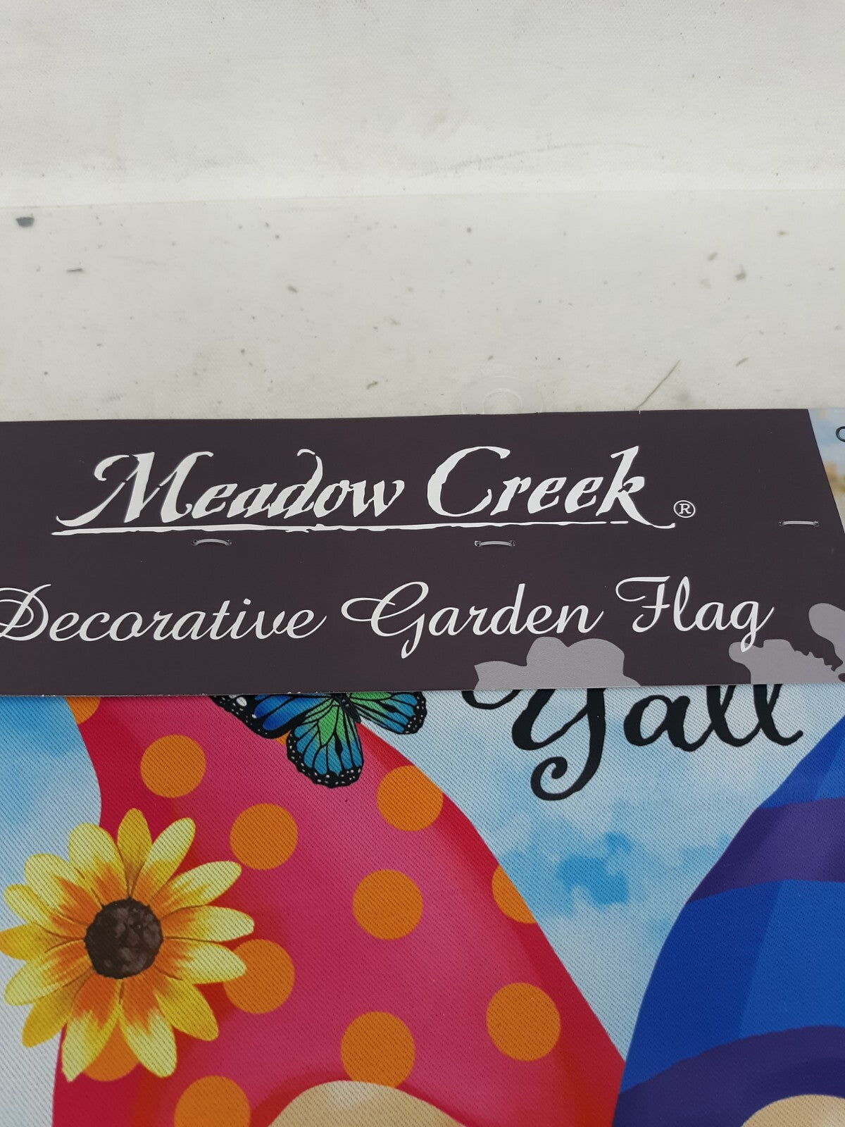 Meadow Creek Garden Flag - "Welcome Fall Y'all" Gnomes