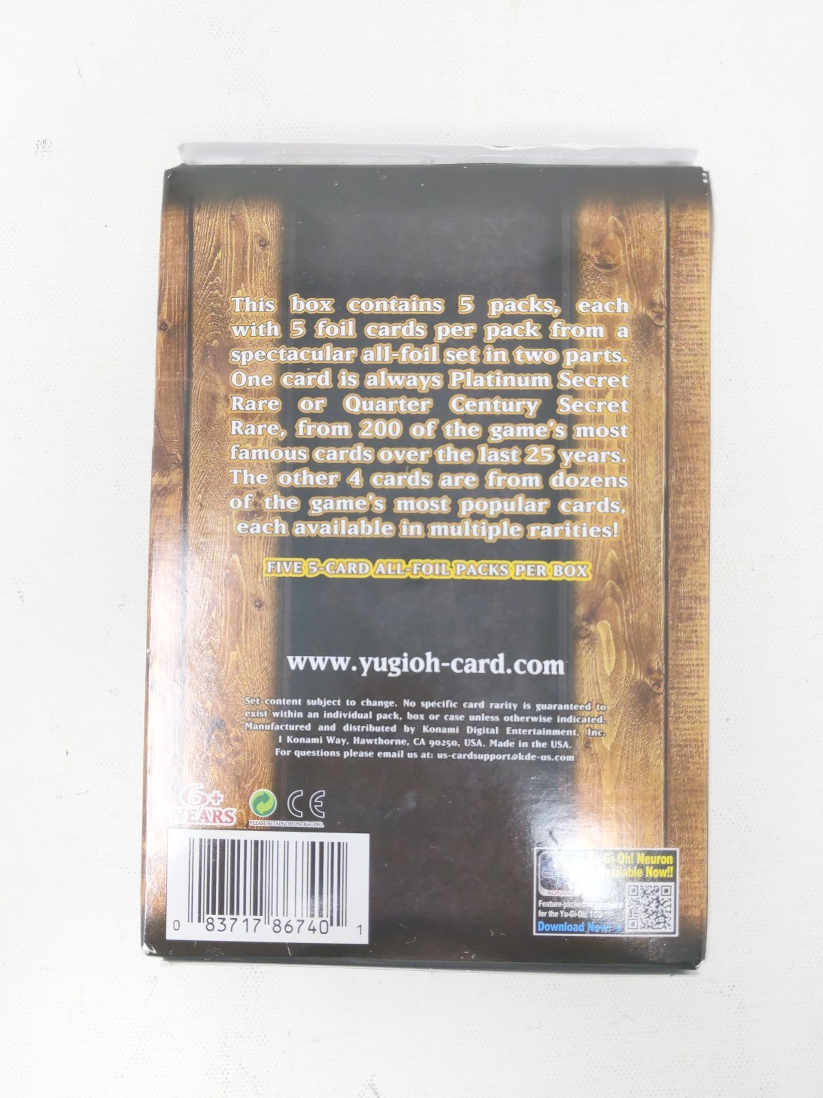 Yu-Gi-Oh! Quarter Century Stampede ALL FOIL- 1st Edition retail box-5 Packs of 5