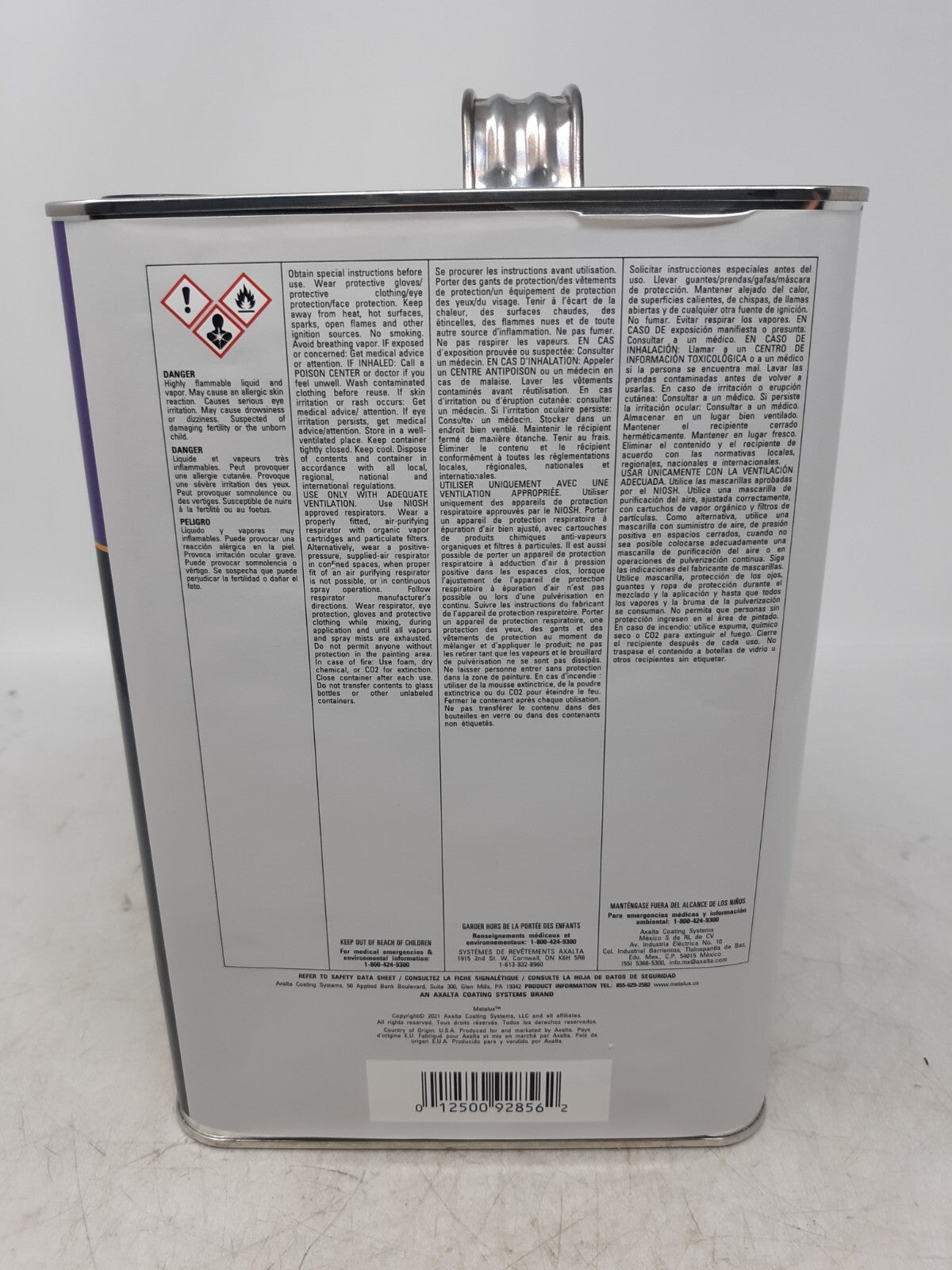 Metalux 9700 Universal Clearcoat 1 Gallon Automotive Refinishing by Axalta