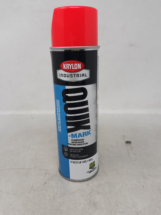 Krylon Industrial Quik-Mark Water-Based Inverted Marking Paint (RED)