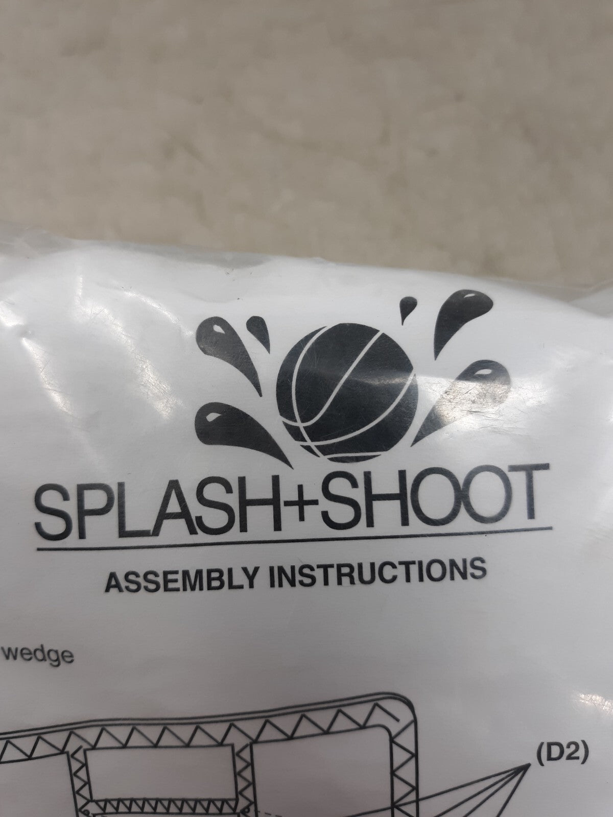 Splash + Shoot Basketball Net & Hardware Assembly Kit For B6000C Goal