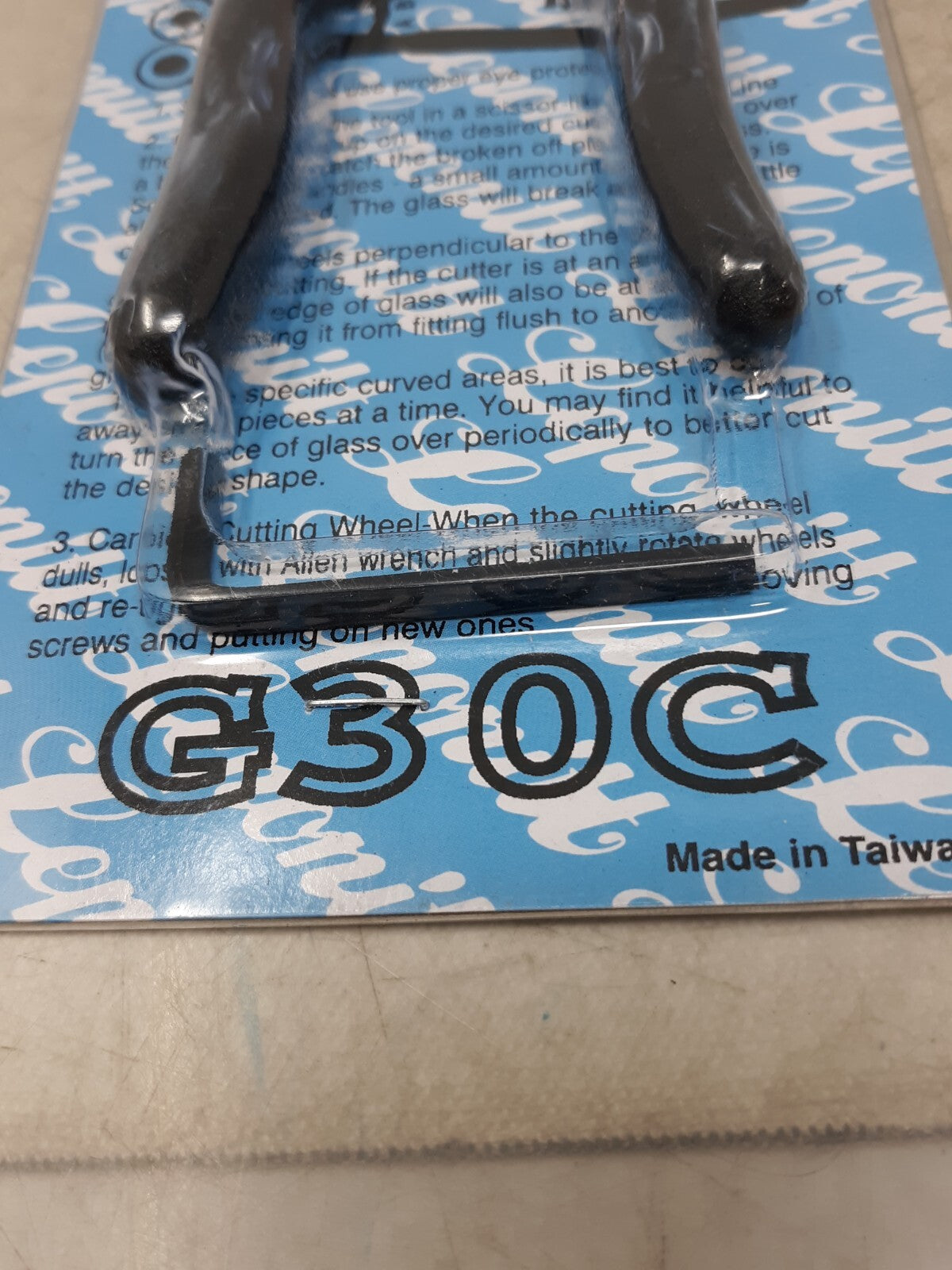 Leponitt G30C Wheeled Glass Nipper -Stained Glass Mosaic Tile Cutter