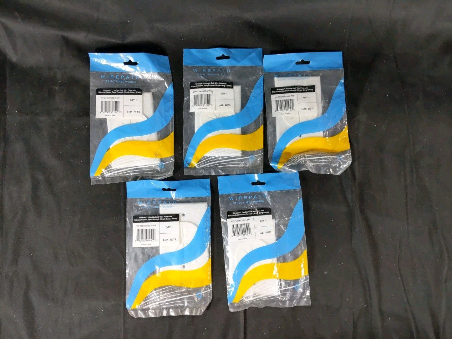 QTY. 5 Wirepath Flexible Bulk Wire WP-FLEXNOSE-1-WH Silicone Rubber Pass-Through