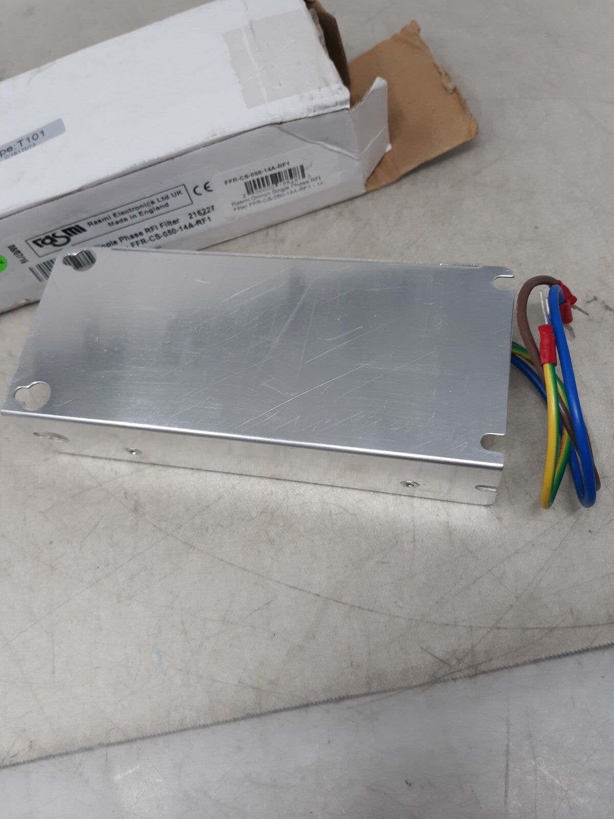 RASMI ELECTRONICS FFR-CS-050-14A-RF1 / FFRCS05014ARF1 RFI Filter Single Phase