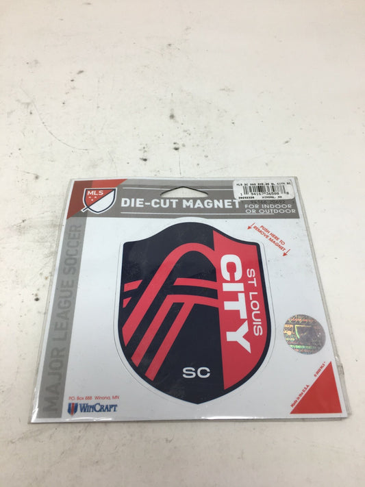 MLS Die-Cut St. Louis Missouri Soccer Team Car Magnet