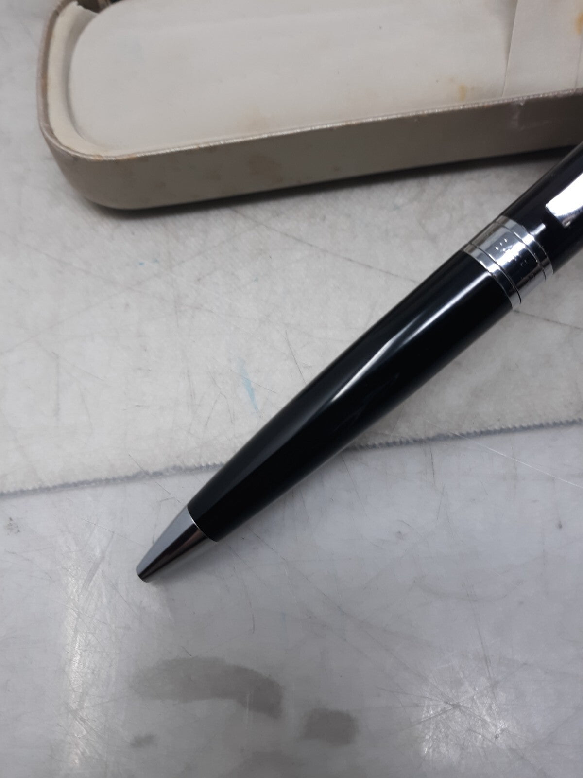 Sheaffer® 300 9312 Glossy Black Ballpoint Pen With Chrome Trim and Case