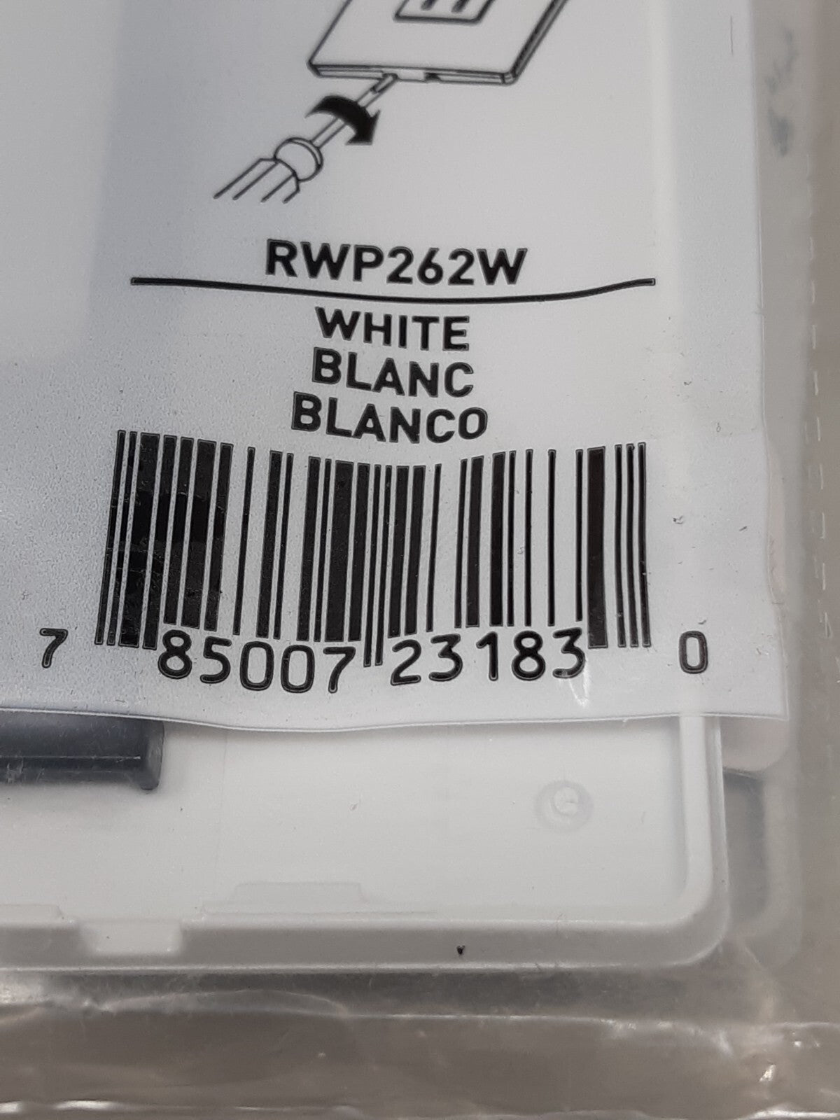 RWP262W - RADIANT TWO SCREWLESS WALL PLATE - WHITE FINISH