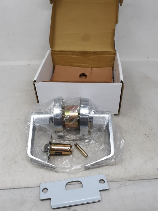 Master Lock Silver Gold Heavy Duty Grade 2 Passage Door Lever Lock SLCHPG26D