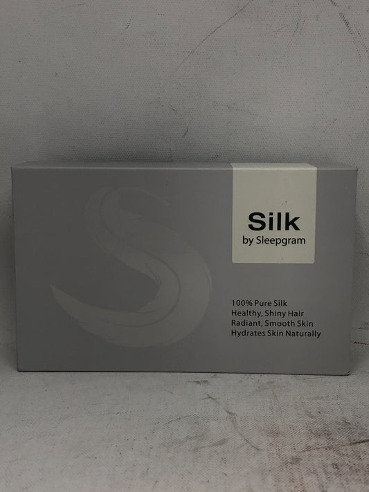 Silk by Sleepgram Pillowcase ~ 1-Pack Standard Size Silk Pillowcase, Ivory