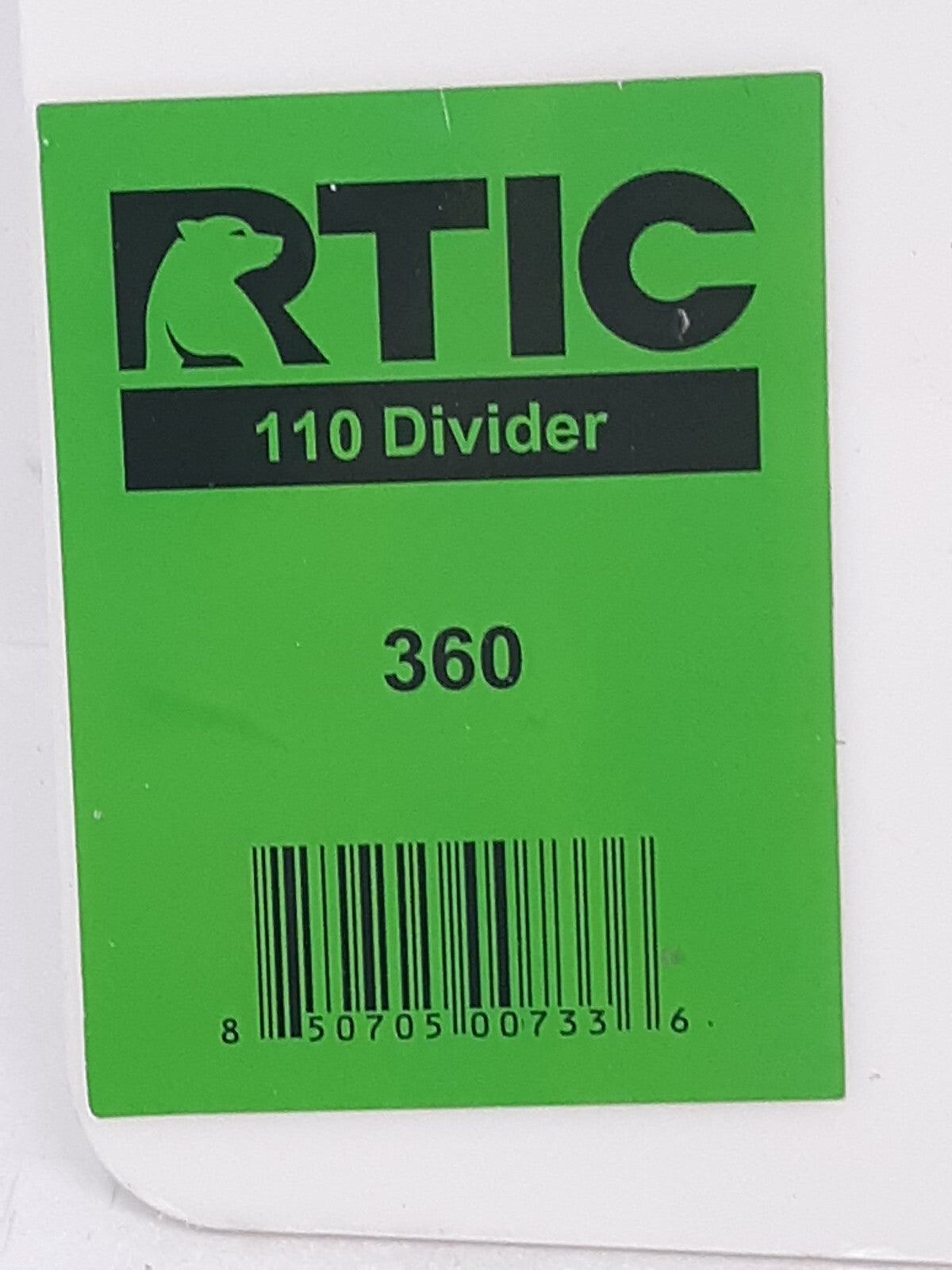 RTIC 110 Cooler Divider Insert | Model 360 White Heavy-Duty Plastic Panel