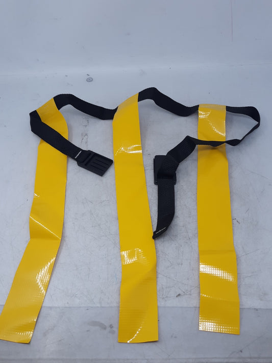Safety Indicator Tag System Yellow Straps with Buckle Lot of 10