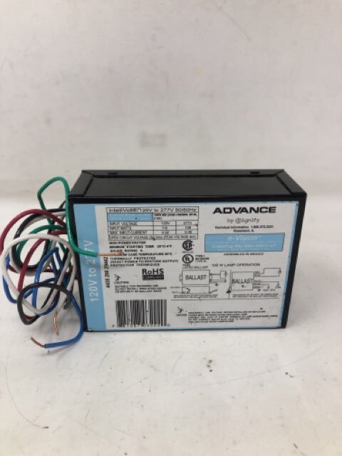 Philips Advance IMH100DLFM Metal Halide Electronic Ballast, 100W, 120/277V