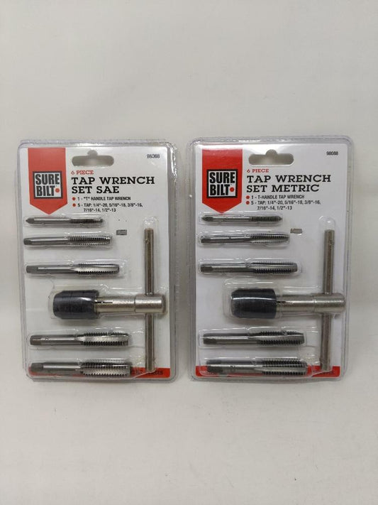 Sure Bilt - Tap Wrench Set Metric - 6 Piece - 98088 - Lot of 2