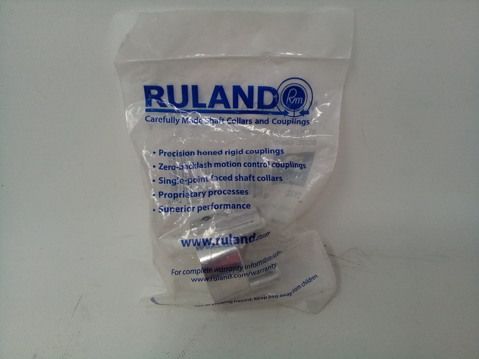 RULAND MJSC41-12-A Jaw Coupling Hub,12mm,Aluminum