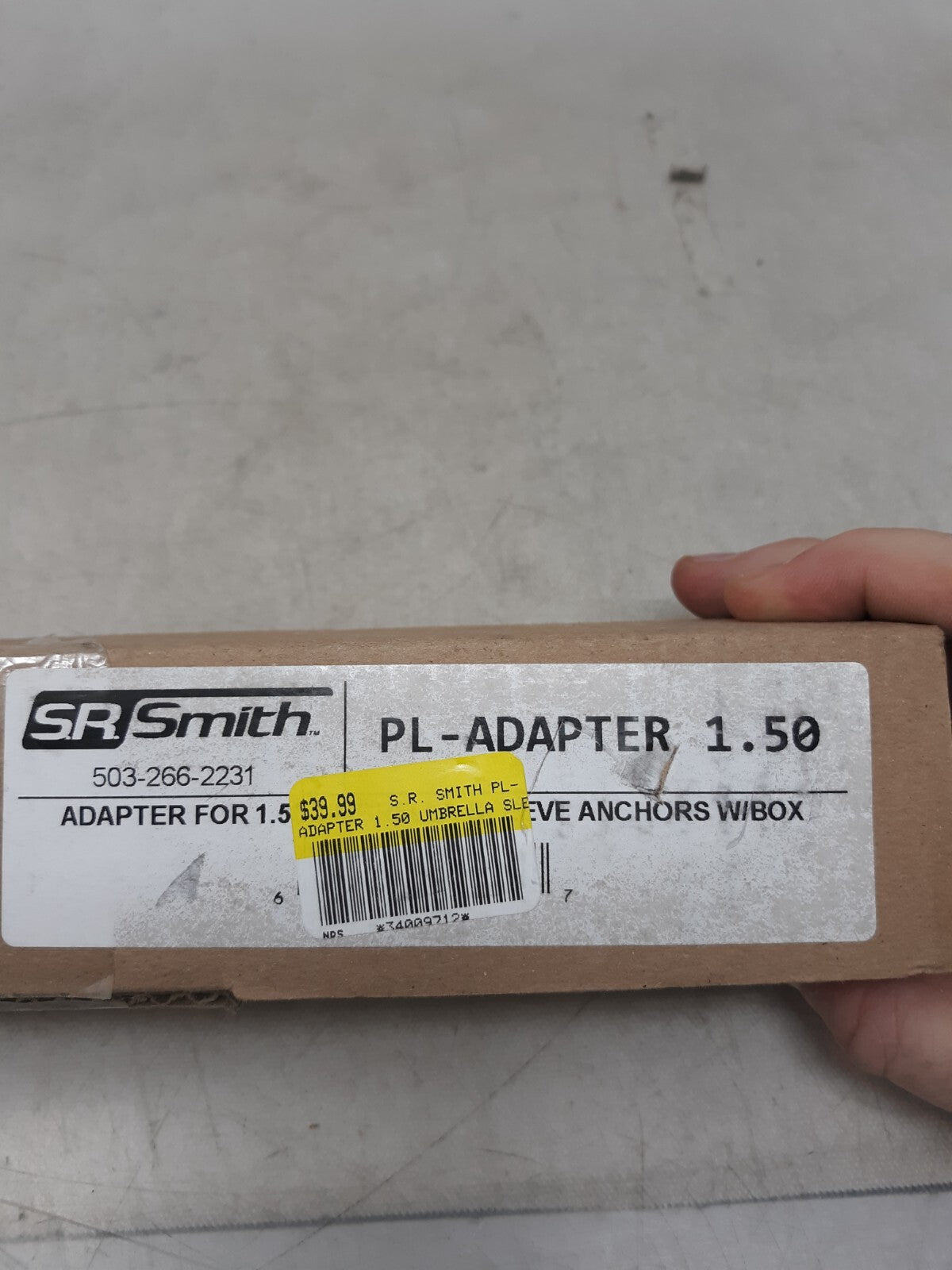 SR Smith Adapter for 1.50 Umbrella Sleeve Anchors