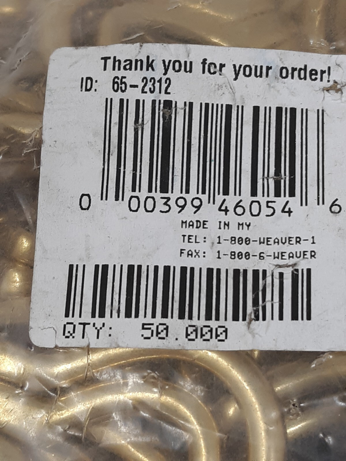 Lot of 50 Folding Hoof Pick Buckles Brass 652312