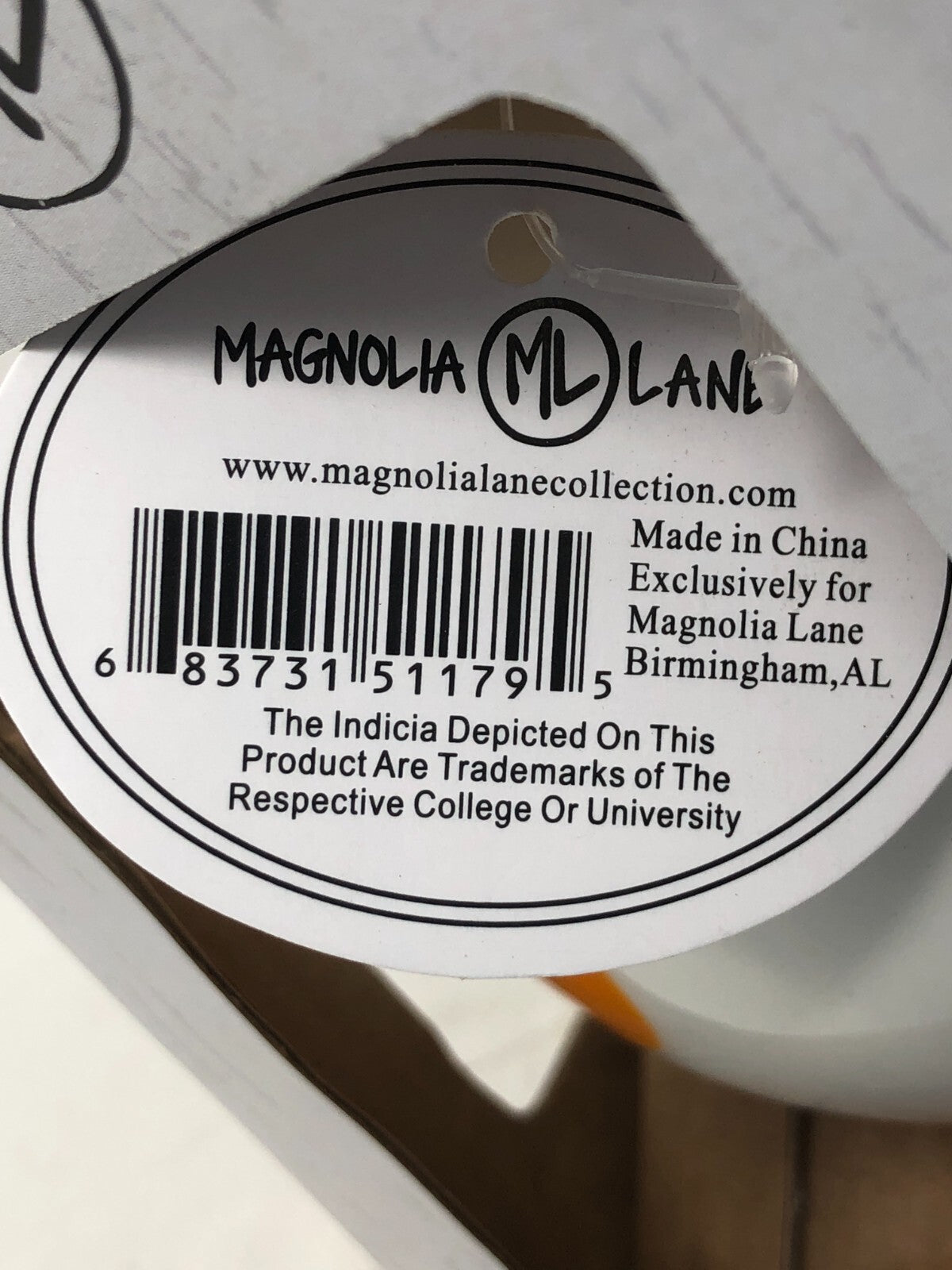 Magnolia Lane Collection Tennessee Volunteers Ornament ~ Ceramic Ball Ornament