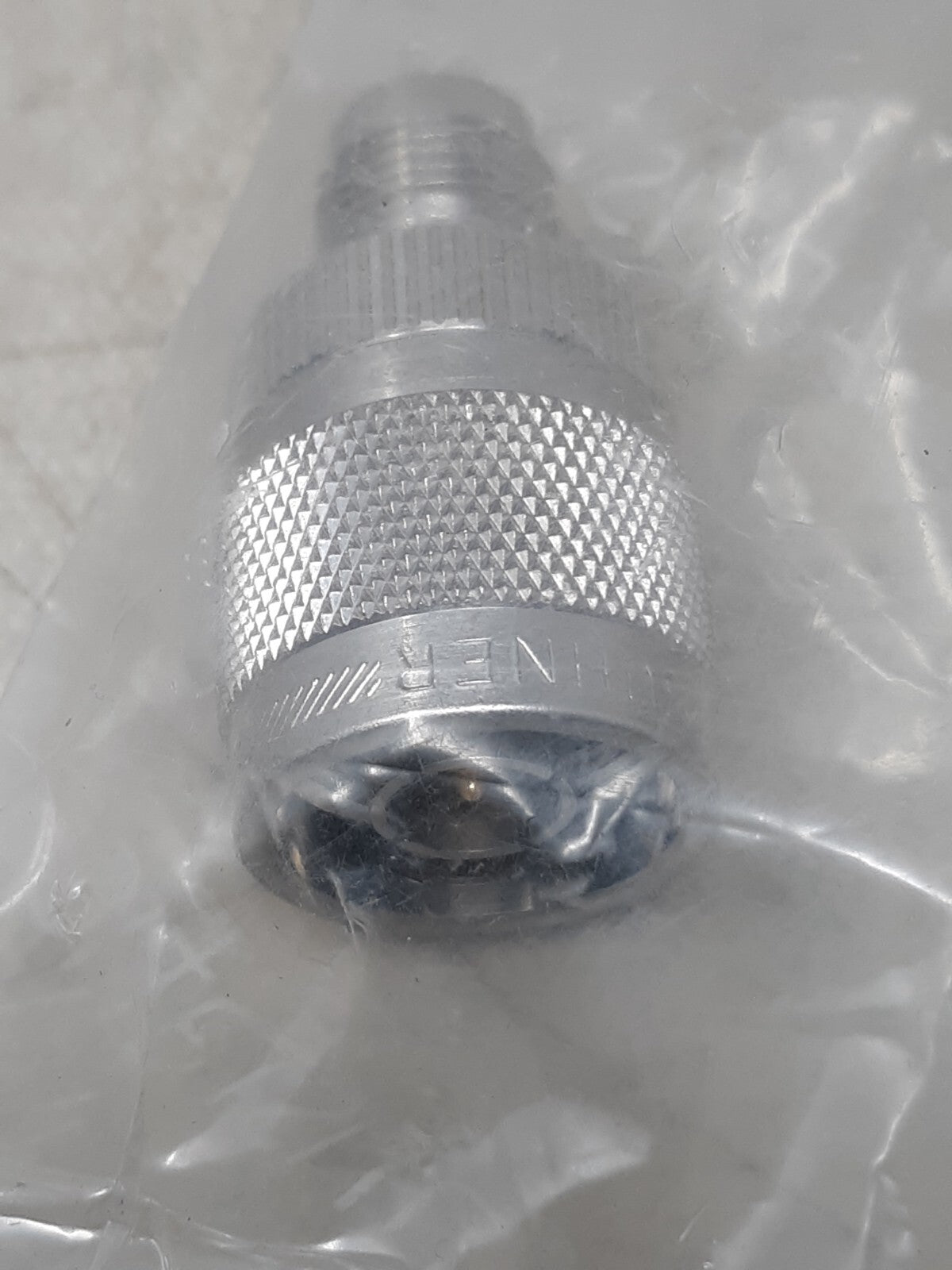 Huber + Suhner 33_QN-N-50-1/133_NE RF Adapter Between Series QN plug to N jack