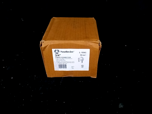 L-104 0.75 in. Box Connector- Box of 50