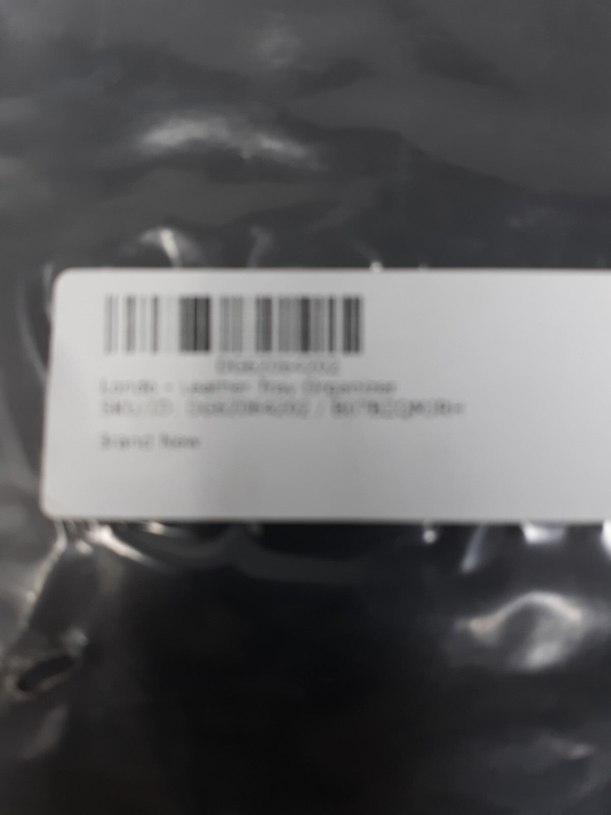 Londo Leather Valet Tray Organizer Black PU Snap Folding Catchall B07BZQMJRH