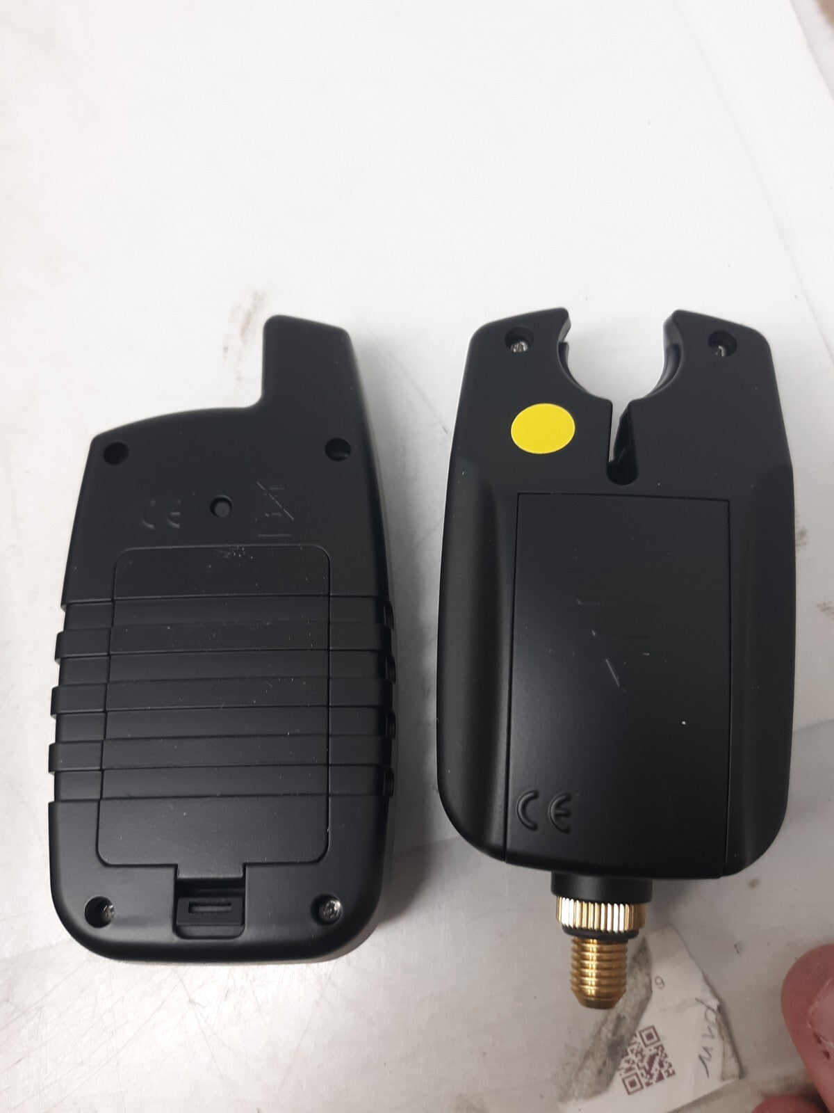 Sam's Fish Bite Alarm Set 4pcs with Remote & Case for Carp Fishing