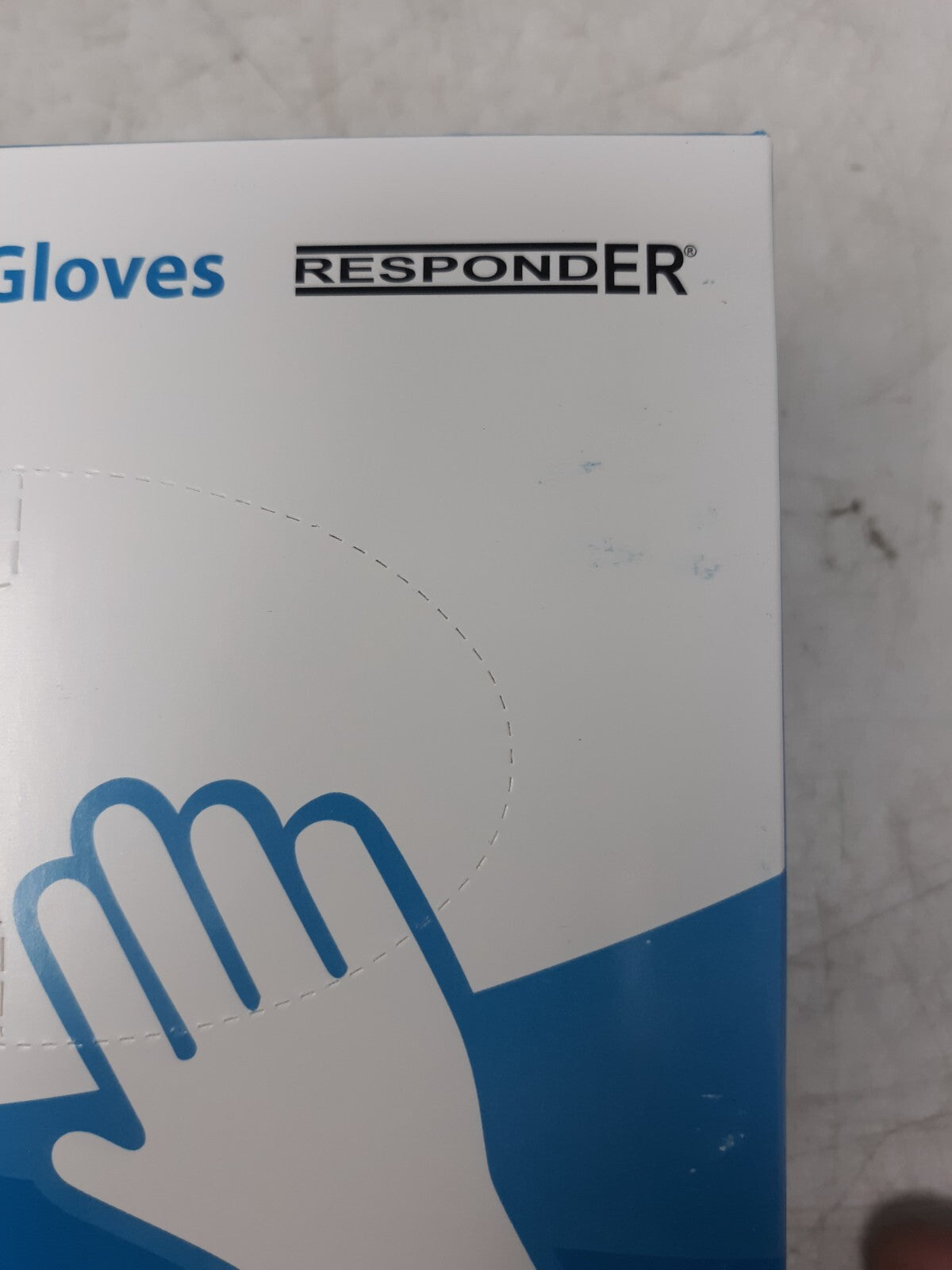 Responder Nitrile Examination Gloves – Powder-Free, Latex-Free, Large, Box of 10