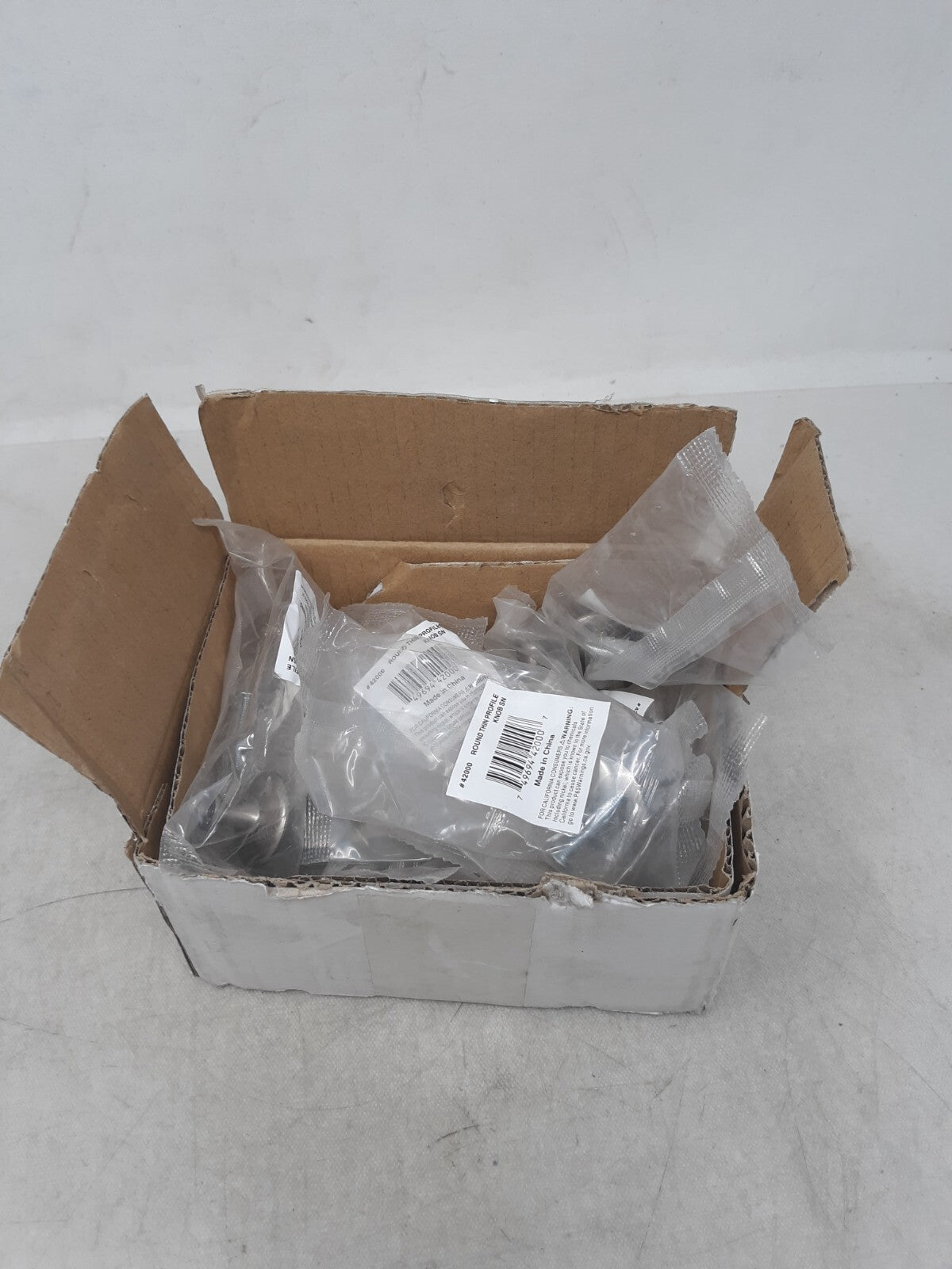 Lot of 25 Ultra Hardware Cabinet Round Knobs 30 dia x 28 H (mm)