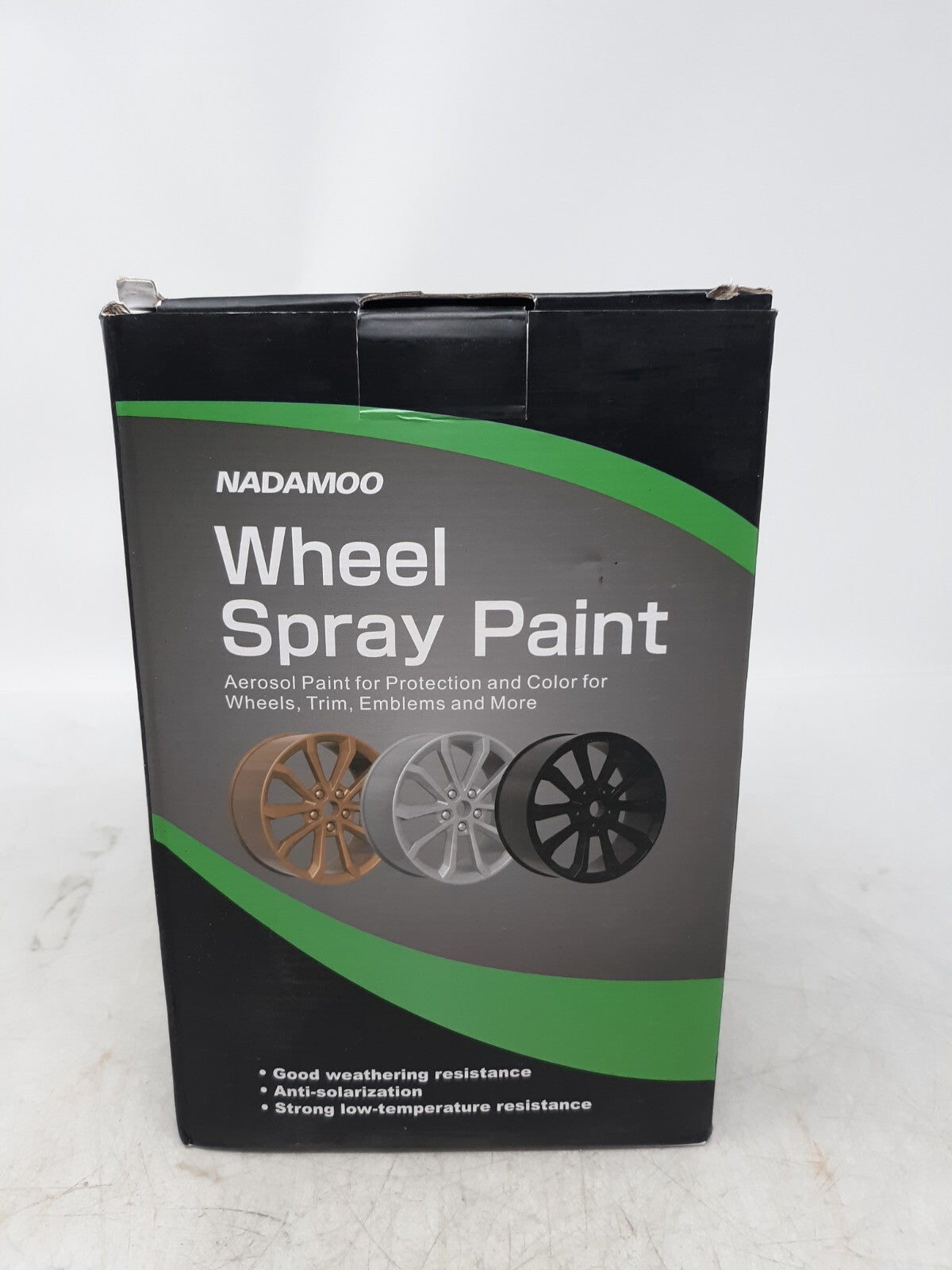 Nadamoo Aluminum Wheel Spray Paint Graphite - 2 Cans - Aerosol for Wheels, Trim