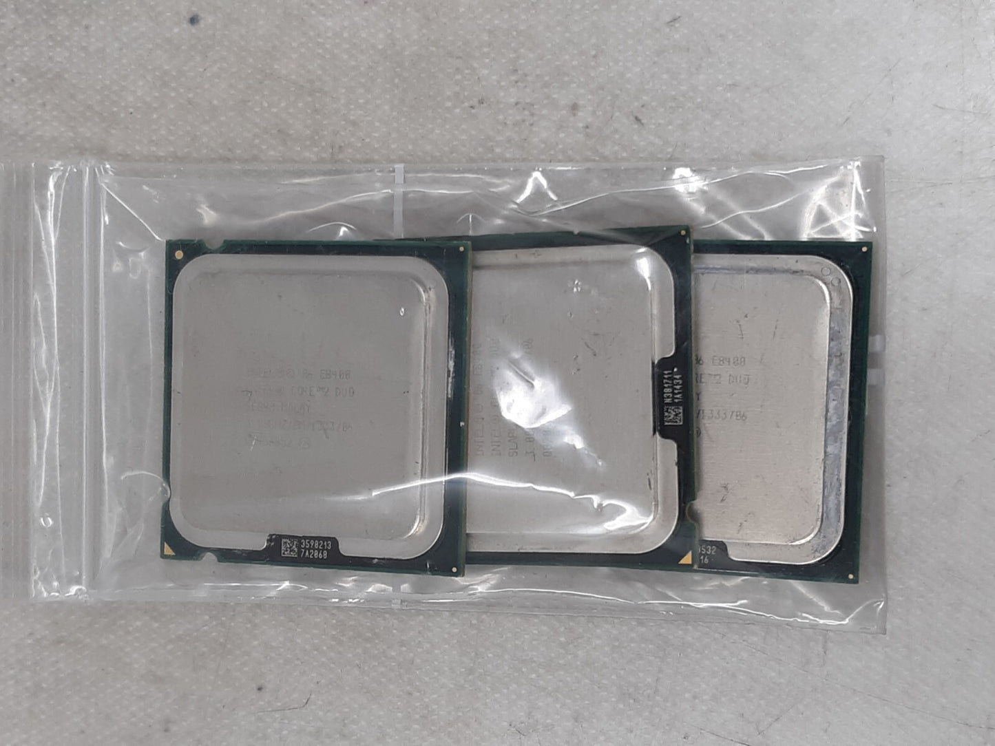 Intel Core 2 Duo E8400 - 3.00 GHz Dual-Core (SLB9J) Processor Lot of 3