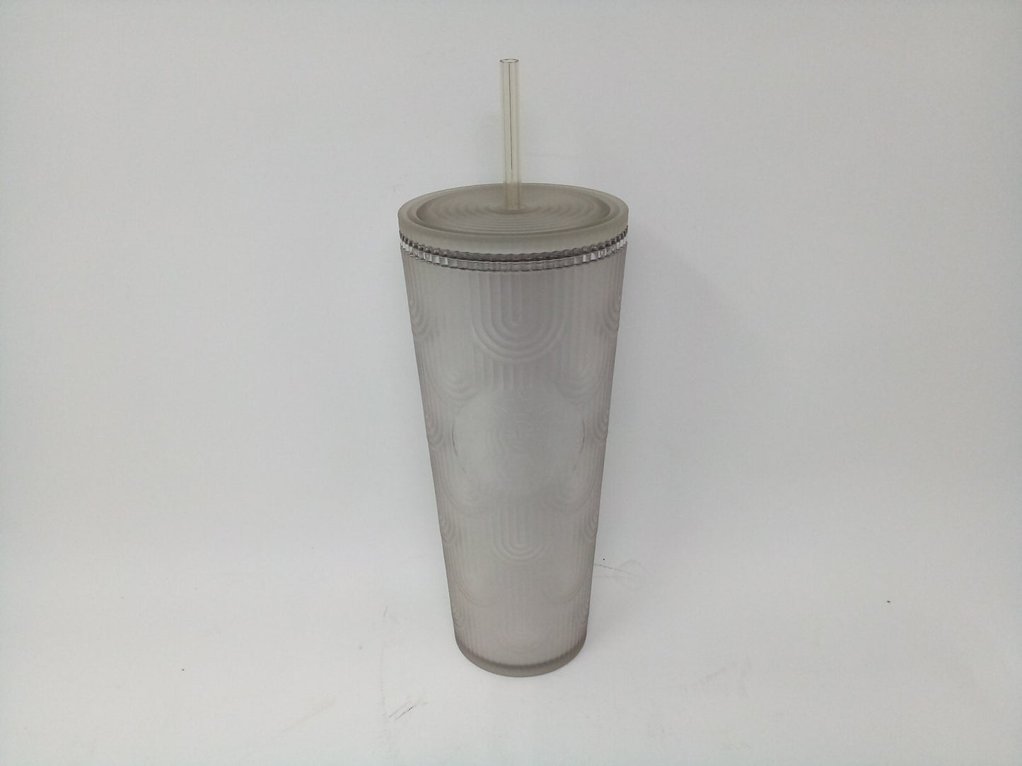 Starbucks 2024 Summer Gray Siren Scales Soft Touch Tumbler Venti 24 oz Cup