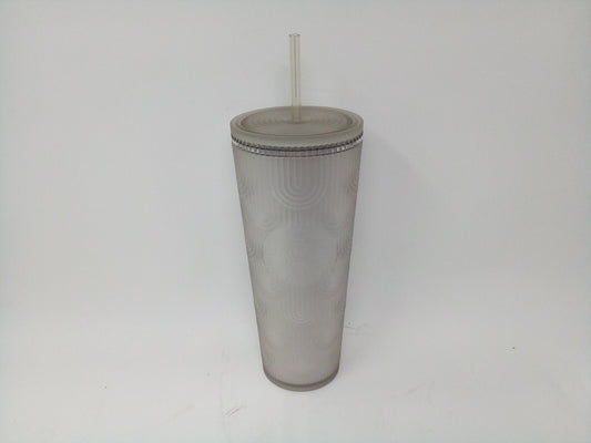 Starbucks 2024 Summer Gray Siren Scales Soft Touch Tumbler Venti 24 oz Cup