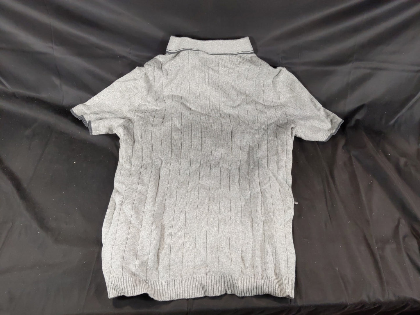 Mens Express polo H.Light Gray. Size L. 100% Cotton.