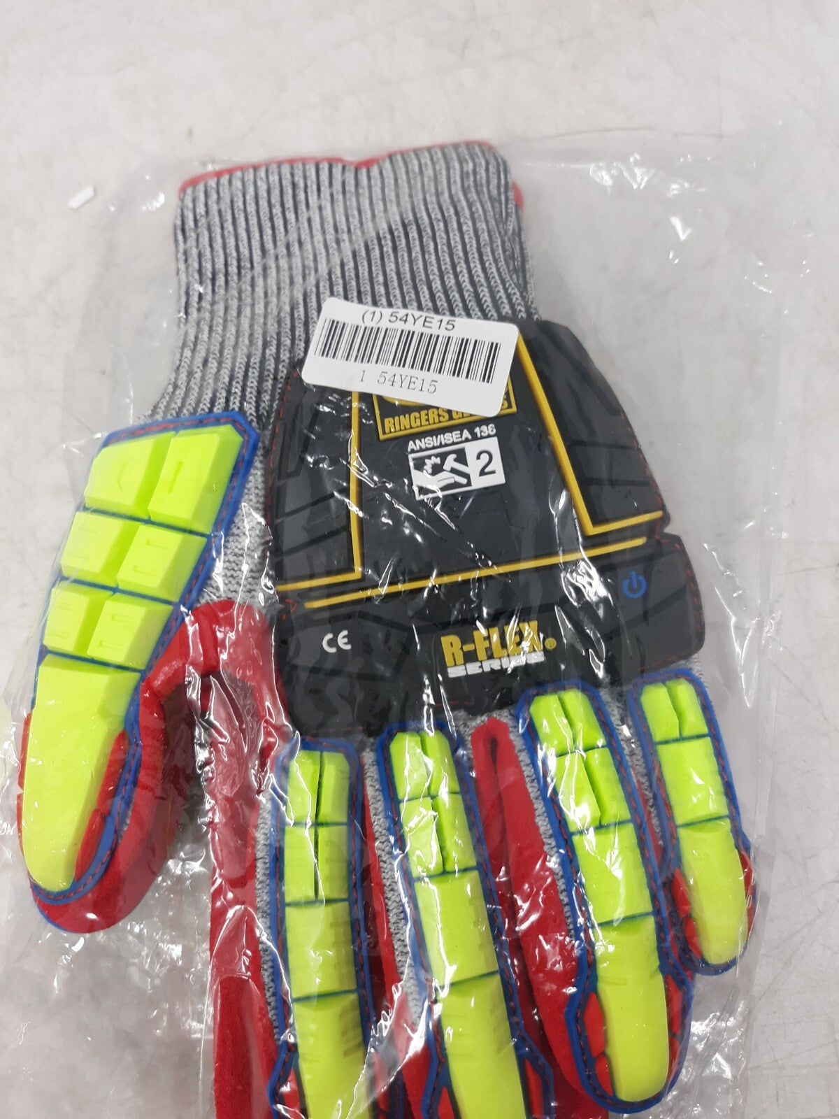 Ringers Gloves 065 R-FLEX Cut Resistant Nitrile Half Dip Gloves SM ANSI A4