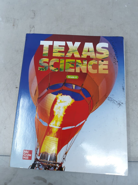 McGraw Hill Texas Science Grade 4, Student Edition, c. 2025