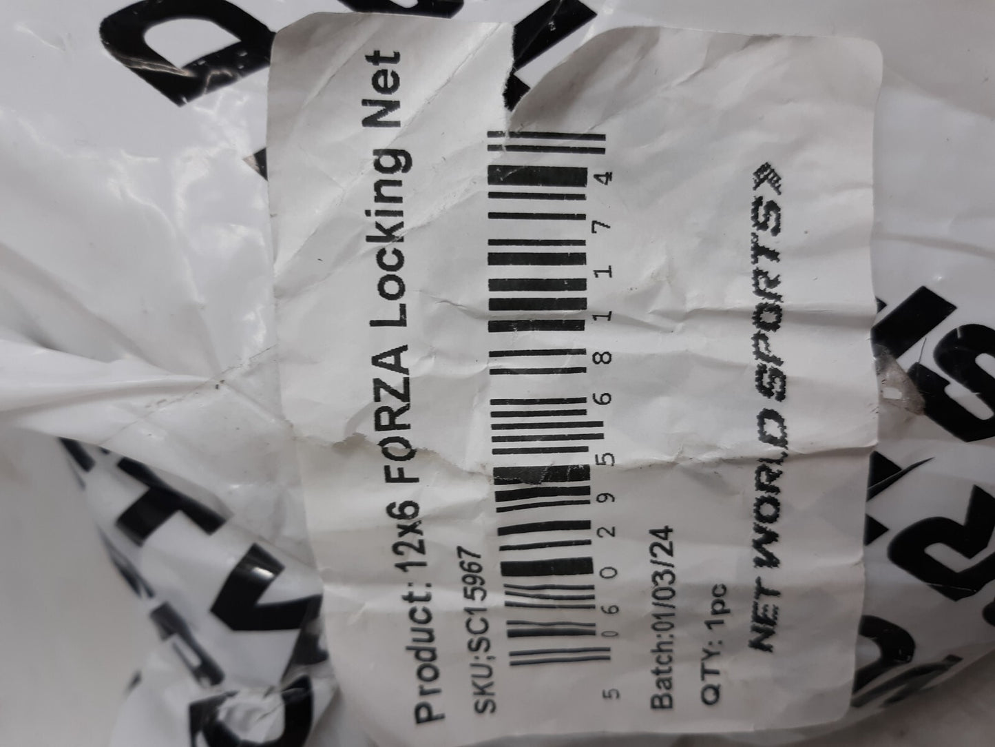FORZA 12x6 Soccer Goal Locking Net β Net World Sports (SC15967)
