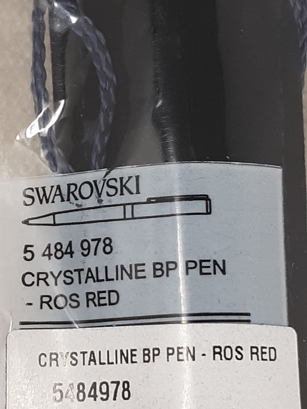 Swarovski Crystalline Stardust Ballpoint Pen Light Pink Rose Gold Plated