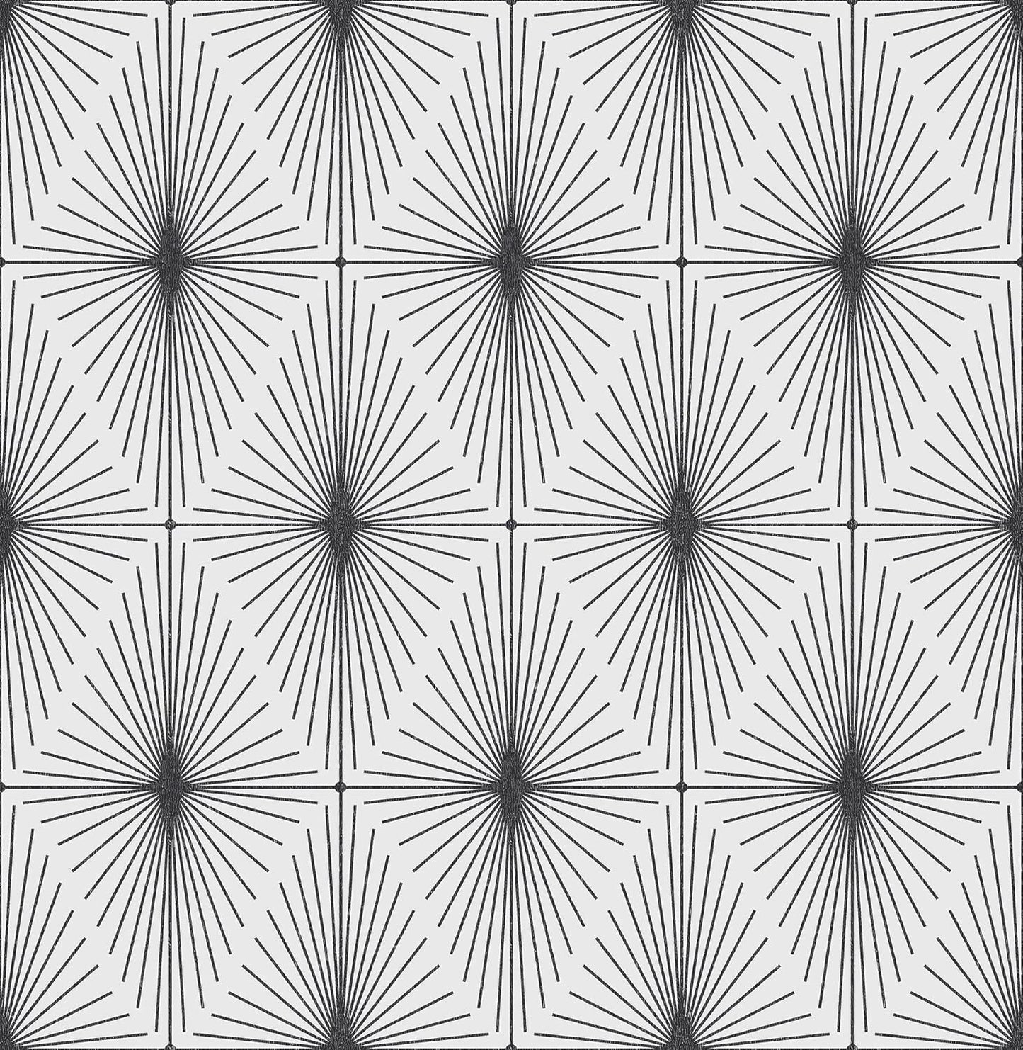 A-Street Prints Designer Wallpaper ~ Eclipse Pattern B&W, 56 sqft, FD23824