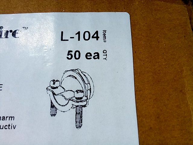 L-104 0.75 in. Box Connector- Box of 50