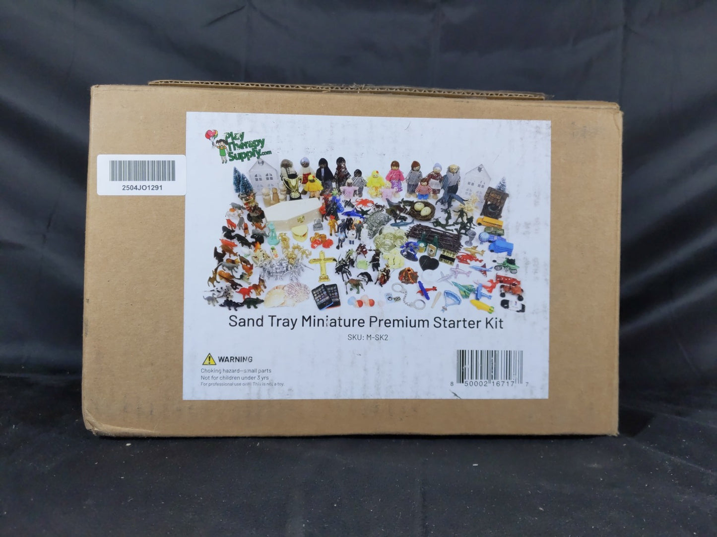 Play Therapy Supply Sand Tray Miniature Premium Starter Kit. Retail: $169.99