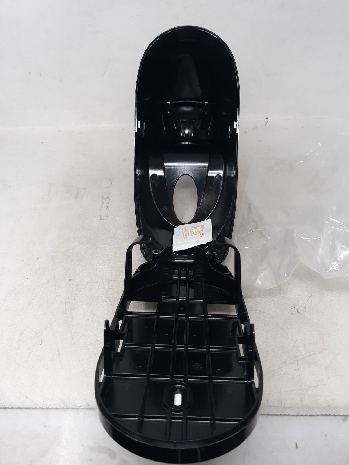 1 L Push Operation Foam Hand Soap Dispenser Wall Mount, Plastic Black