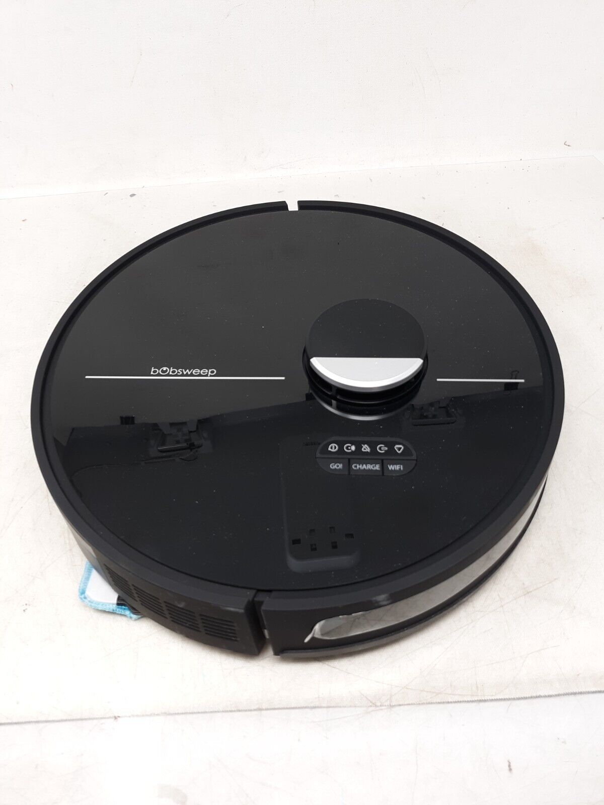 BObsweep Dustin Self Emptying WiFi Robot Vacuum And Mop In Night PET24-7-213