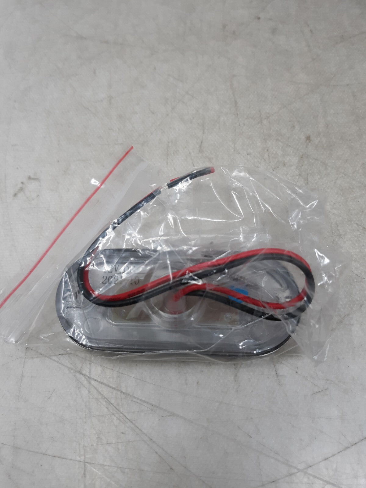 Lot of 12 Blue Round 3" Marine Boat LED Stern Transom Lights