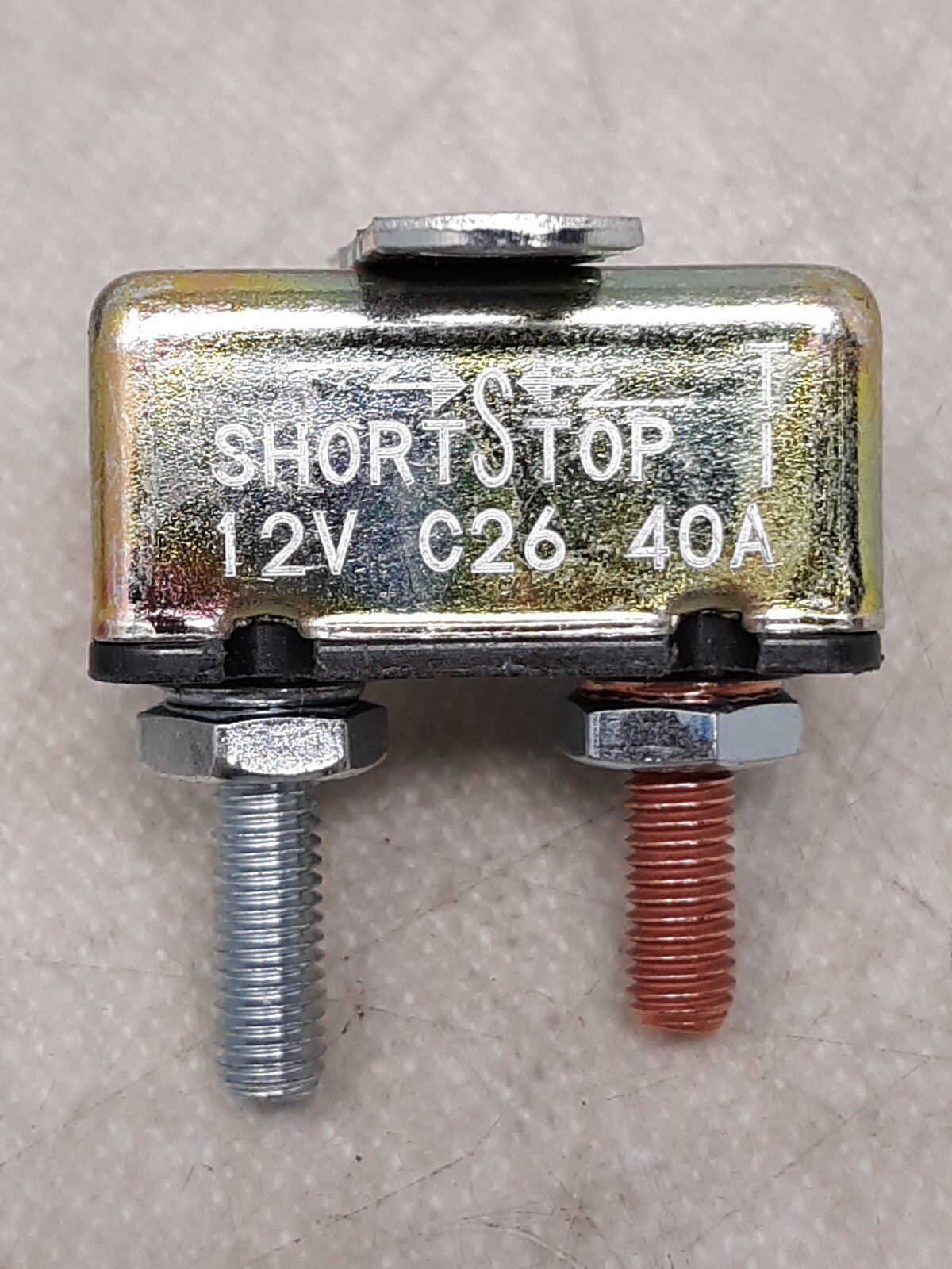 Lot of 10 12v Self Auto Reset Circuit Breaker Stud Style Short Stop 40 Amp