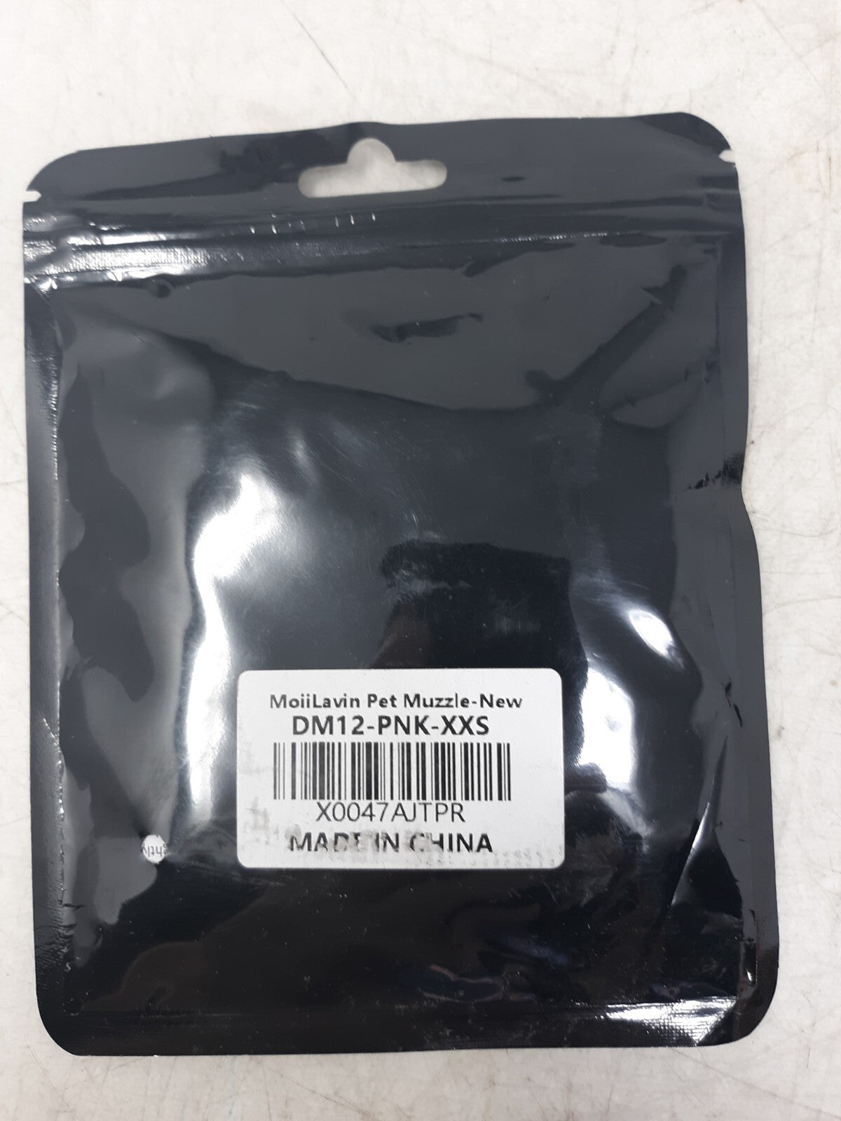 MoiiLavin XXS Pink Pet Muzzle – Adjustable Small Dog Anti-Bite Training Aid